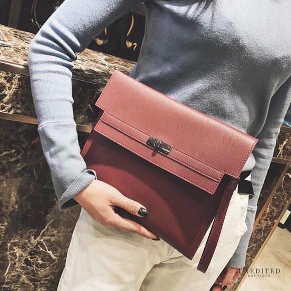 Handbags - NWT - Square Oversized Clutch